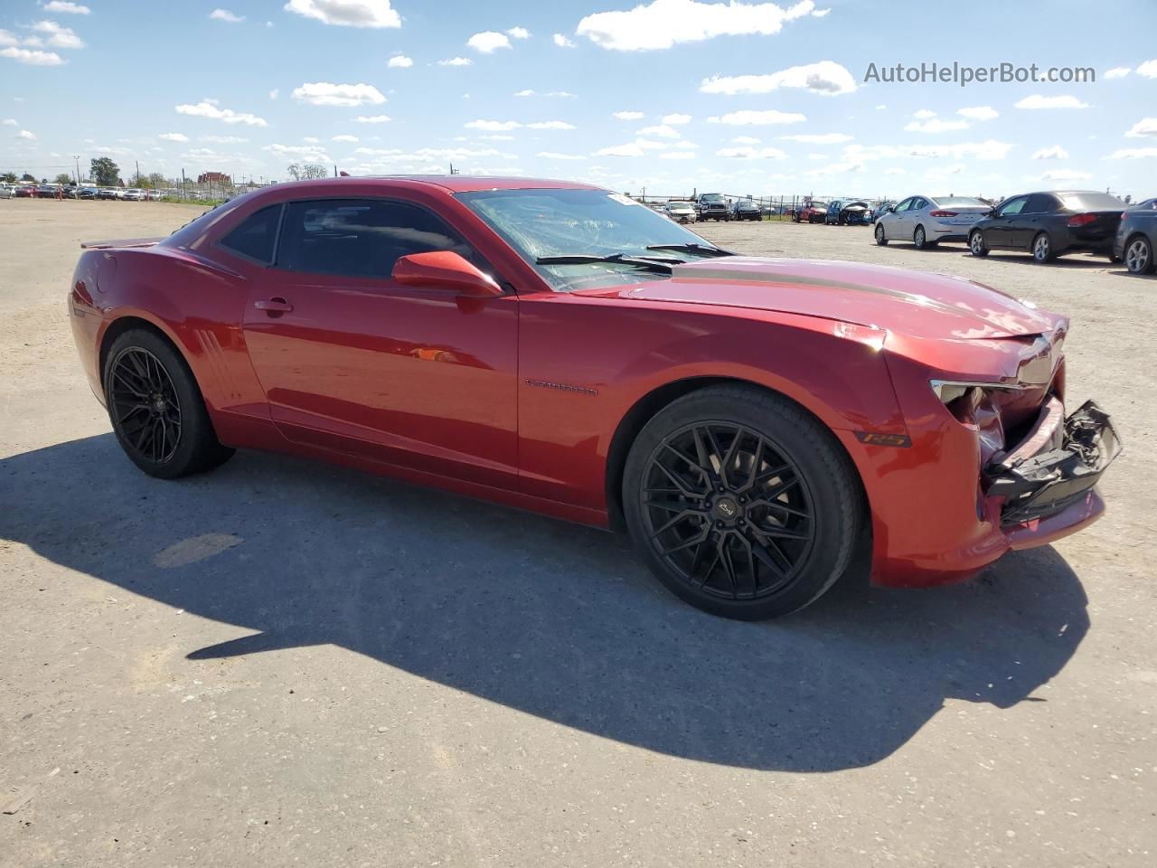 2015 Chevrolet Camaro Lt Red vin: 2G1FF1E3XF9246403