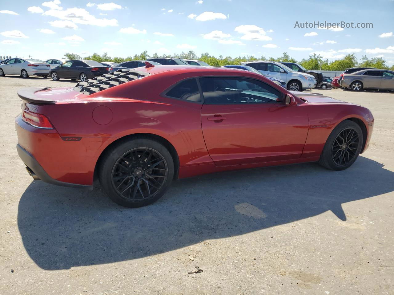 2015 Chevrolet Camaro Lt Red vin: 2G1FF1E3XF9246403