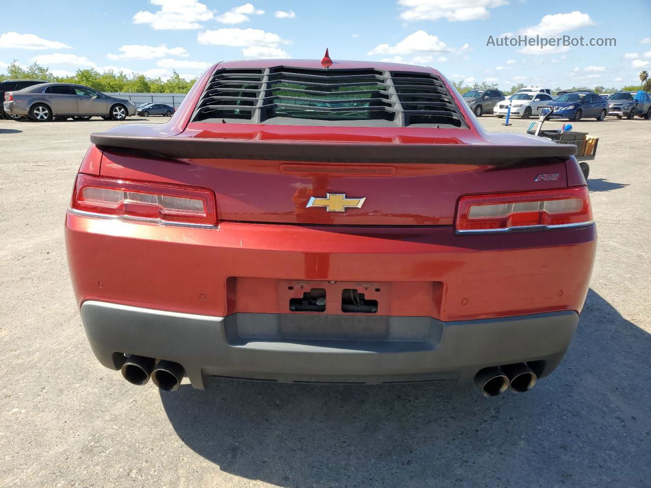 2015 Chevrolet Camaro Lt Red vin: 2G1FF1E3XF9246403