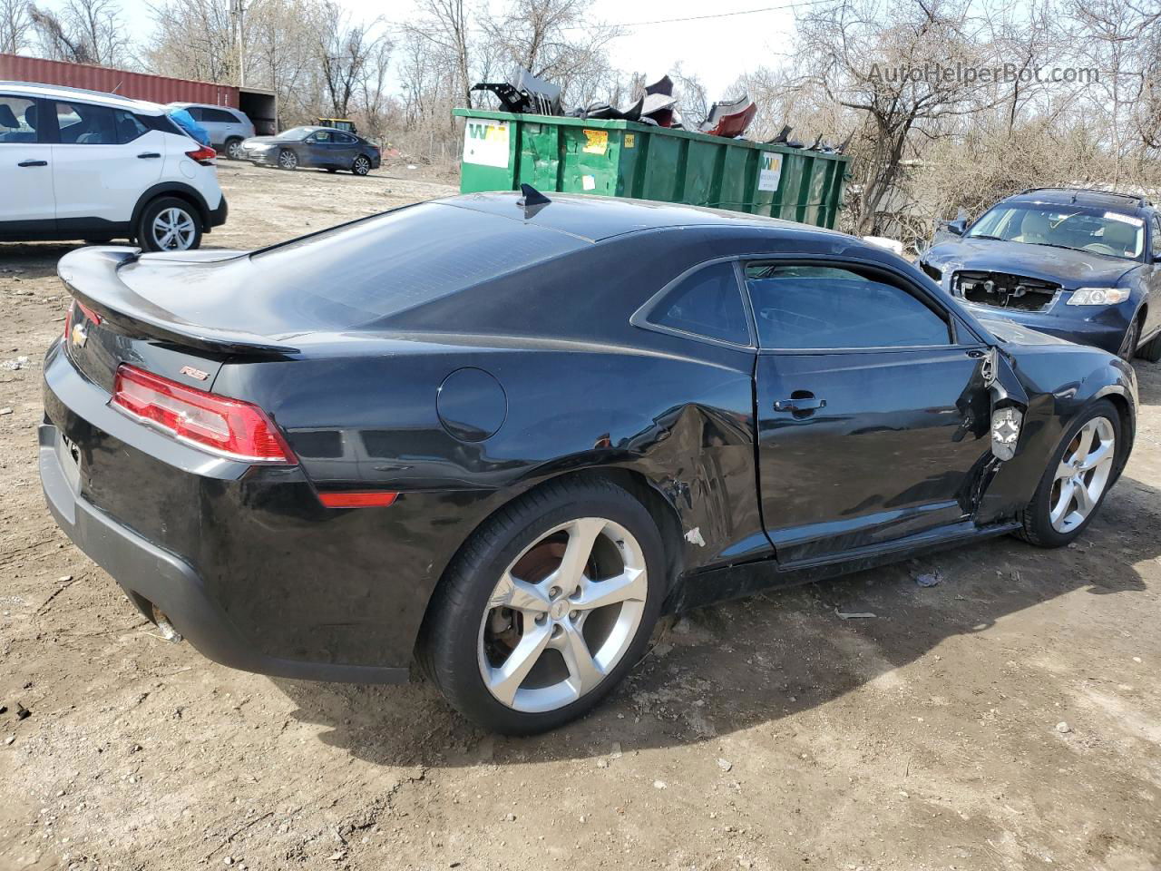 2015 Chevrolet Camaro Lt Black vin: 2G1FF1E3XF9302131