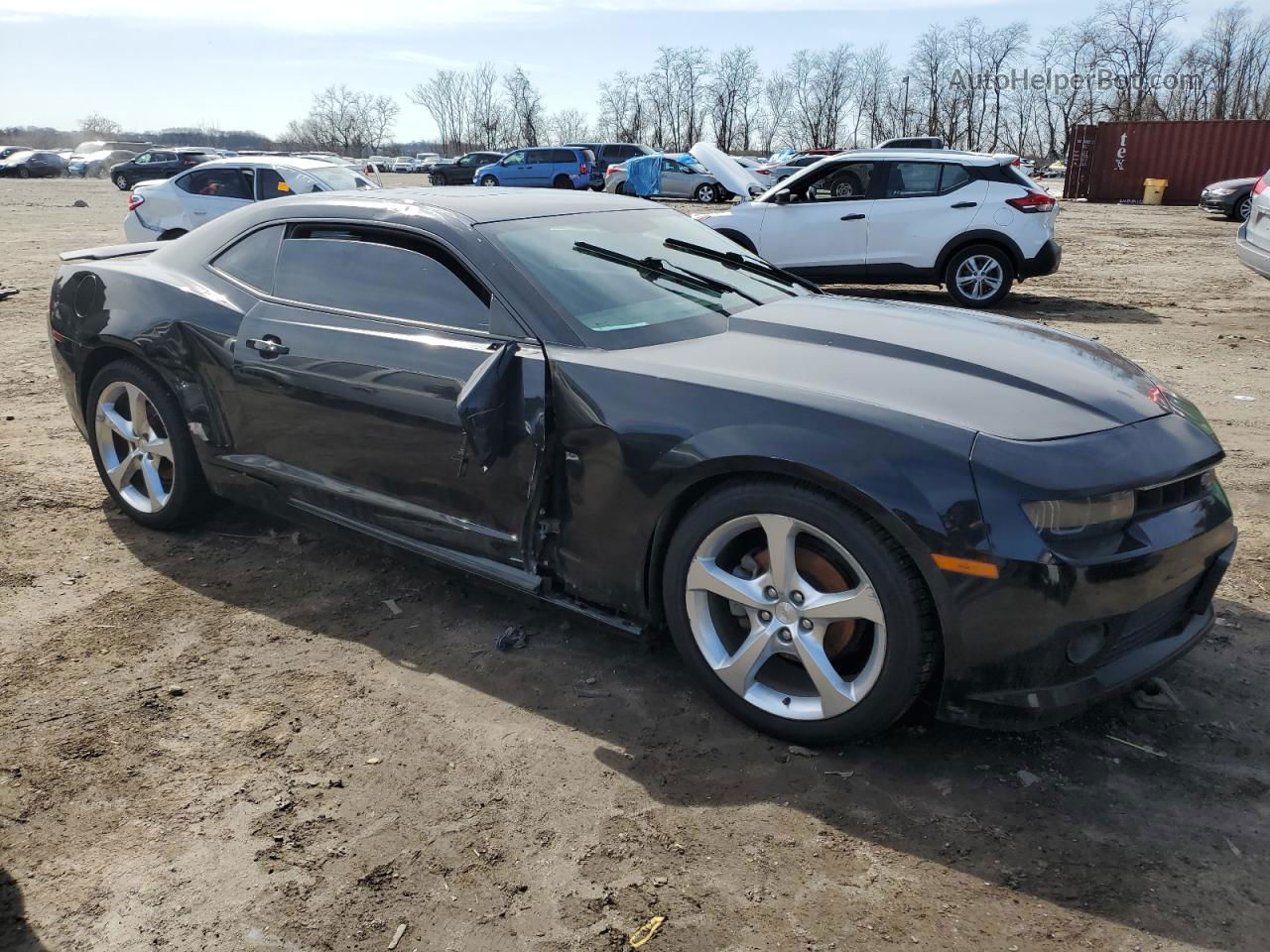 2015 Chevrolet Camaro Lt Black vin: 2G1FF1E3XF9302131