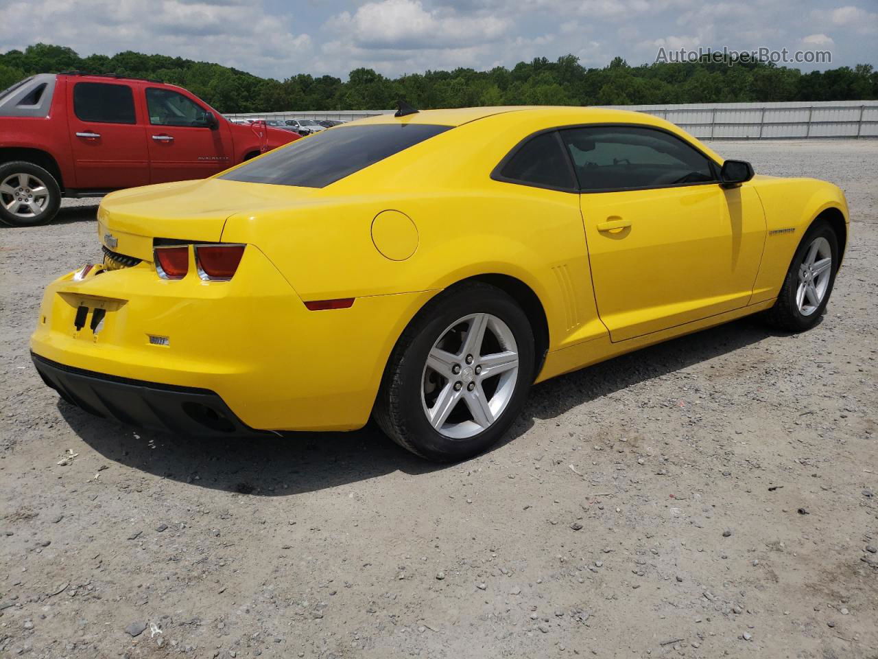 2010 Chevrolet Camaro Lt Yellow vin: 2G1FF1EV2A9160075