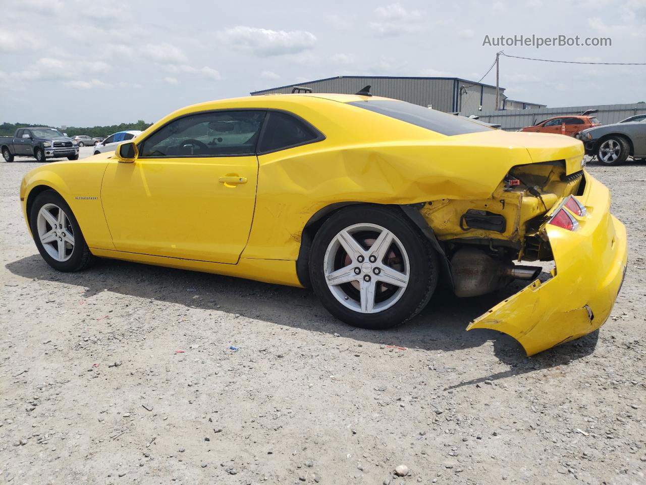 2010 Chevrolet Camaro Lt Yellow vin: 2G1FF1EV2A9160075