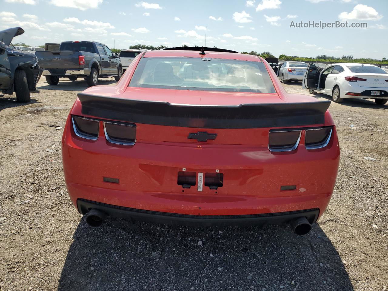 2010 Chevrolet Camaro Lt Red vin: 2G1FF1EV3A9000187