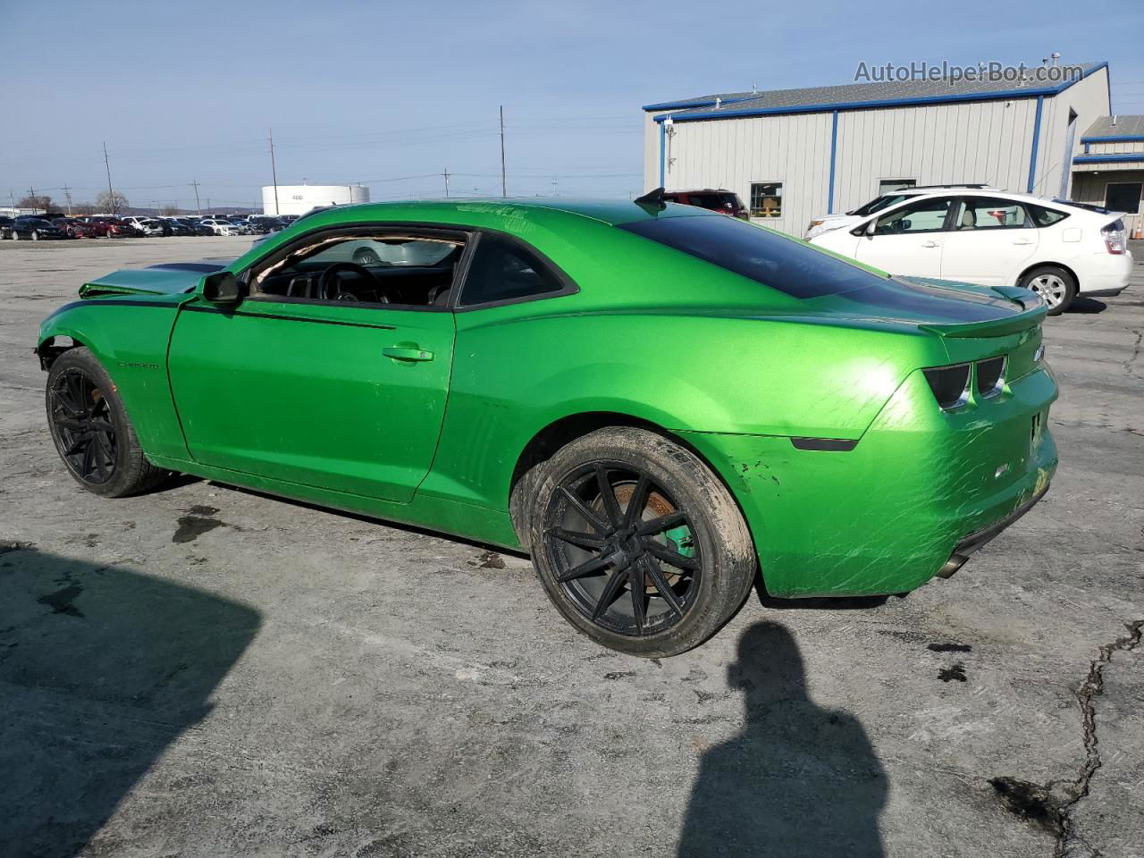 2010 Chevrolet Camaro Lt Green vin: 2G1FF1EV3A9225936