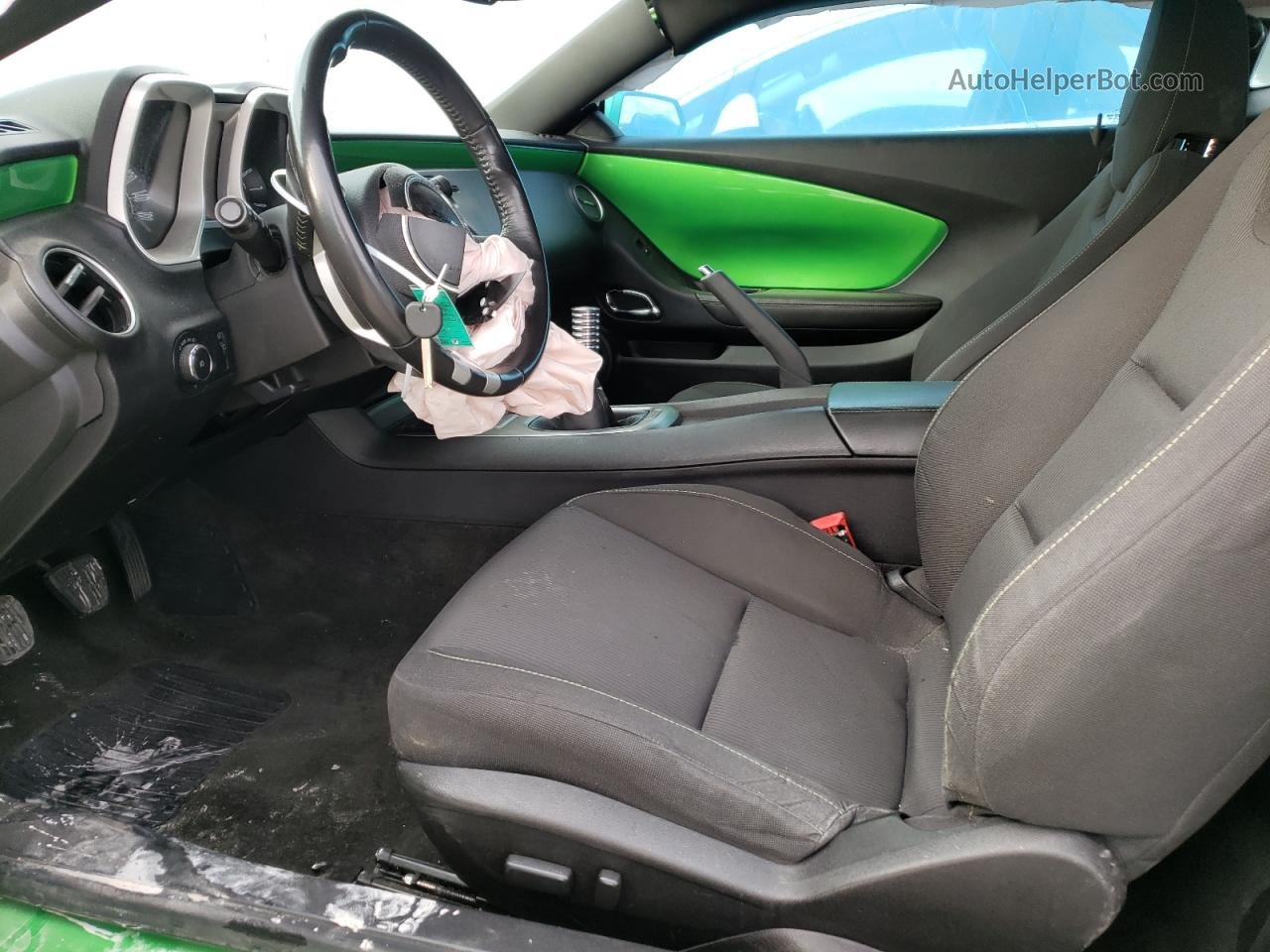 2010 Chevrolet Camaro Lt Green vin: 2G1FF1EV3A9225936