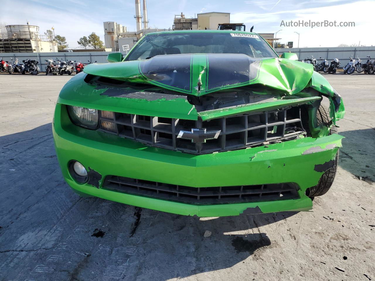 2010 Chevrolet Camaro Lt Green vin: 2G1FF1EV3A9225936