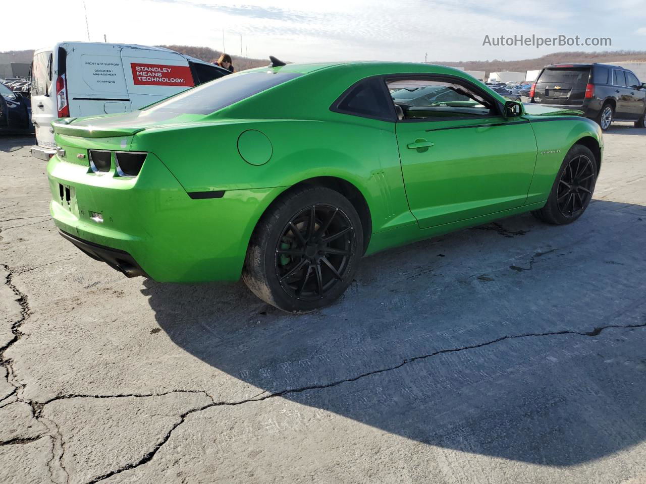 2010 Chevrolet Camaro Lt Green vin: 2G1FF1EV3A9225936