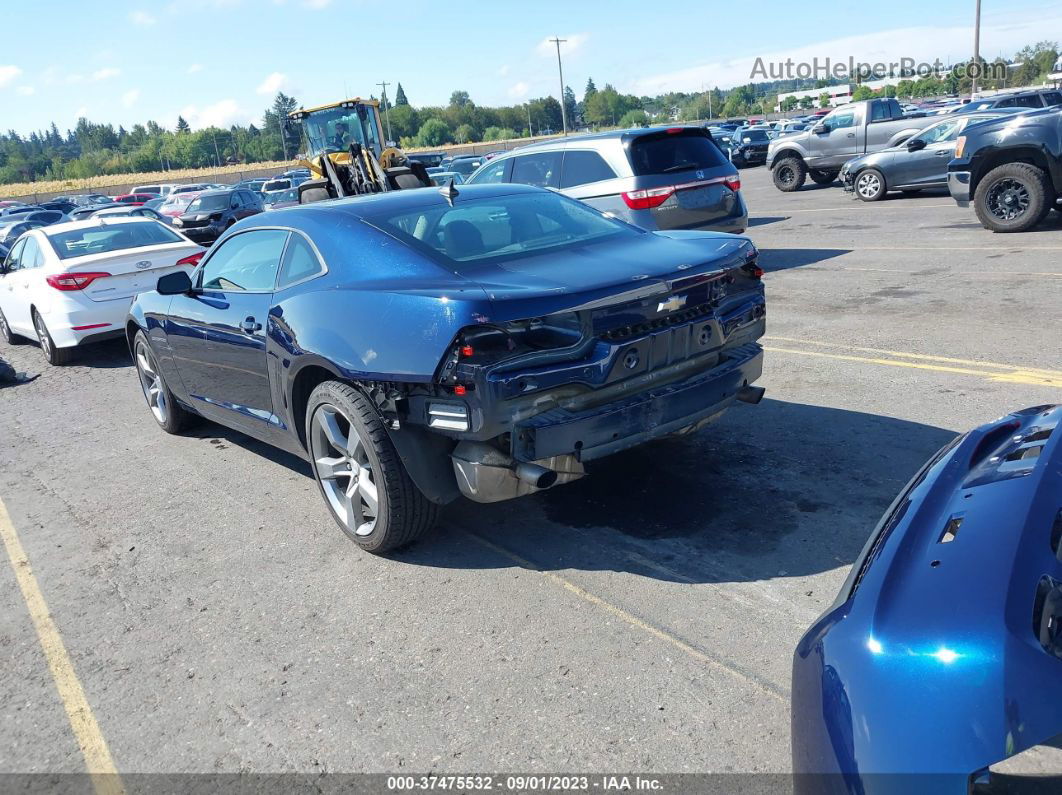 2010 Chevrolet Camaro 1lt Blue vin: 2G1FF1EV6A9165862