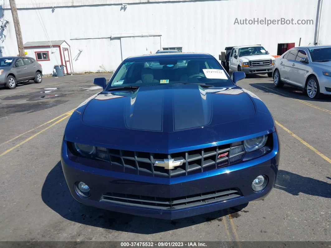 2010 Chevrolet Camaro 1lt Blue vin: 2G1FF1EV6A9165862