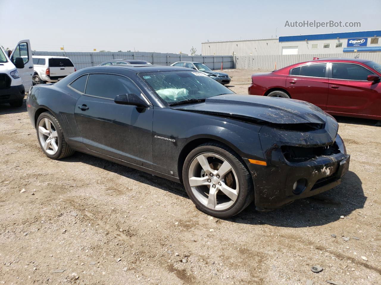 2010 Chevrolet Camaro Lt Black vin: 2G1FF1EV7A9147452