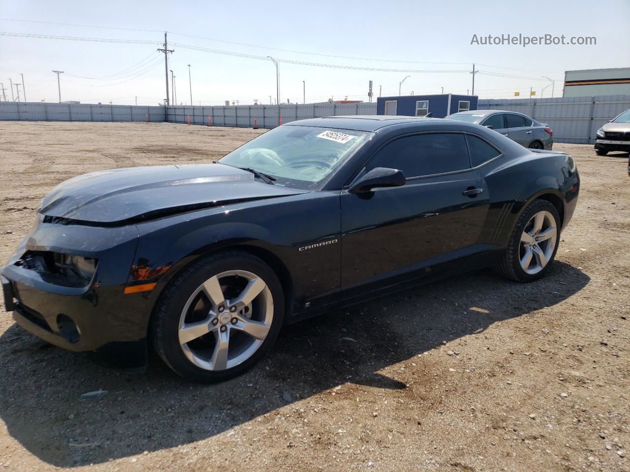 2010 Chevrolet Camaro Lt Black vin: 2G1FF1EV7A9147452