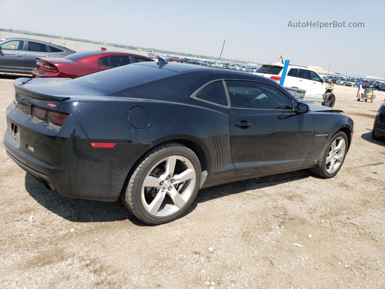 2010 Chevrolet Camaro Lt Black vin: 2G1FF1EV7A9147452