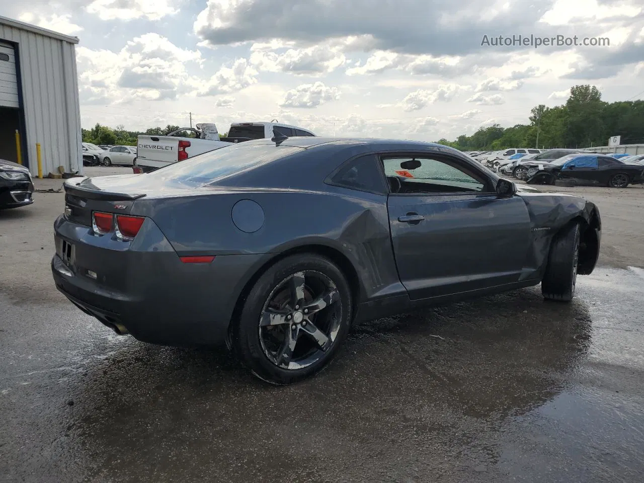 2010 Chevrolet Camaro Lt Gray vin: 2G1FF1EV7A9224935