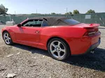 2015 Chevrolet Camaro Lt Red vin: 2G1FF3D30F9157940