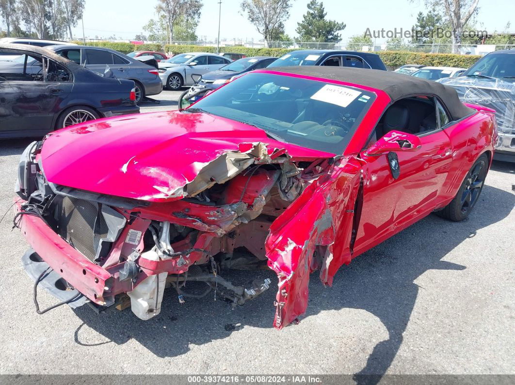 2015 Chevrolet Camaro 2lt Red vin: 2G1FF3D30F9297311