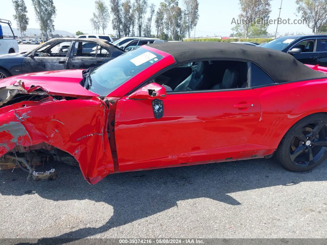 2015 Chevrolet Camaro 2lt Red vin: 2G1FF3D30F9297311