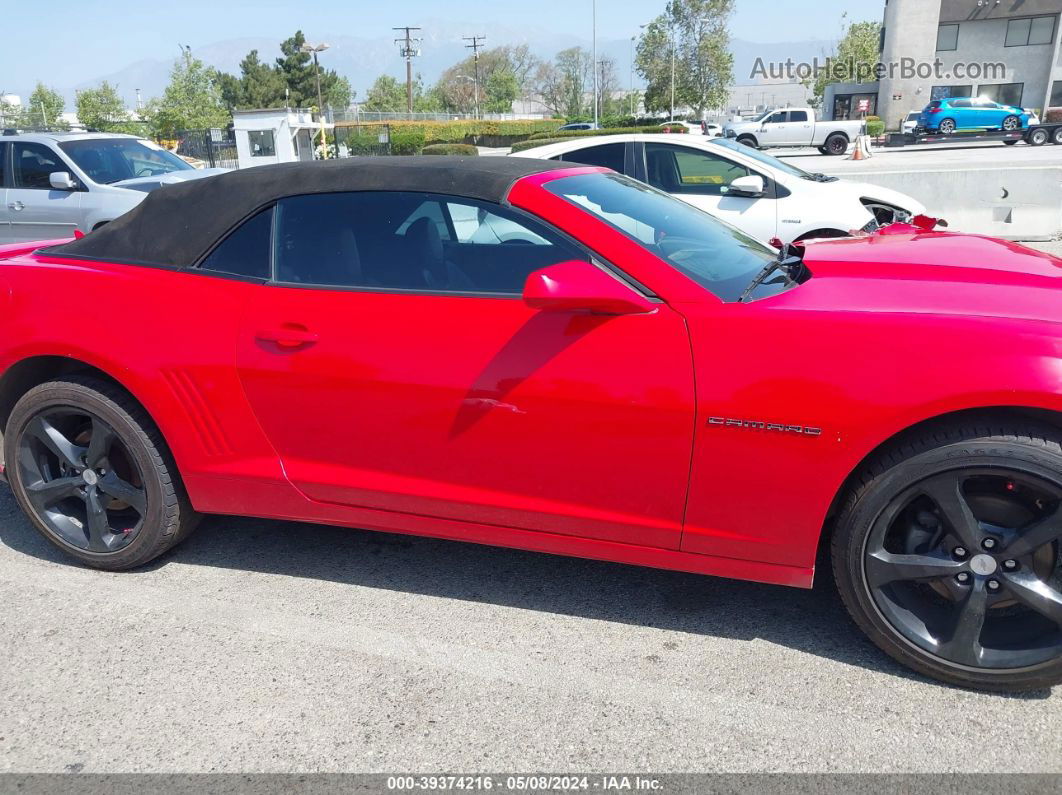 2015 Chevrolet Camaro 2lt Red vin: 2G1FF3D30F9297311