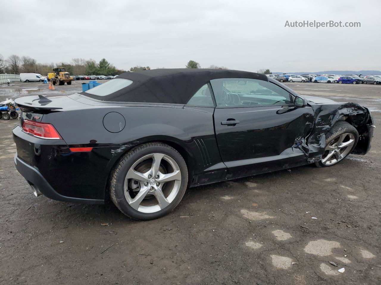 2015 Chevrolet Camaro Lt Black vin: 2G1FF3D38F9206186