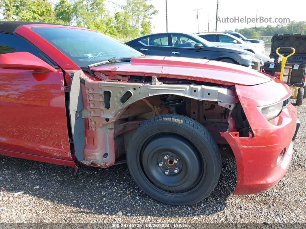 2015 Chevrolet Camaro 2lt Red vin: 2G1FF3D39F9203720