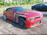 2015 Chevrolet Camaro 2lt Red vin: 2G1FF3D39F9203720