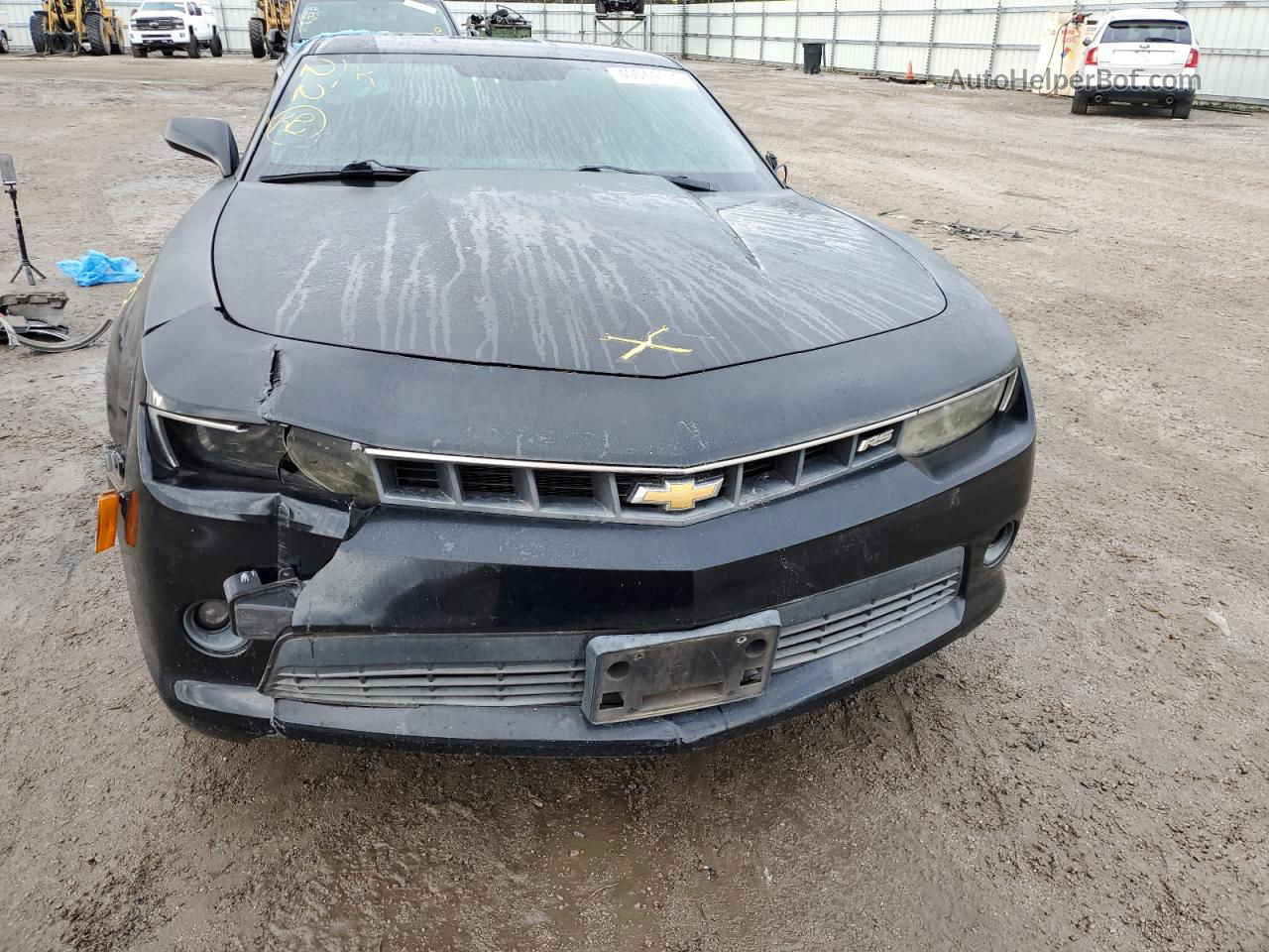 2014 Chevrolet Camaro Lt Black vin: 2G1FG1E34E9253729