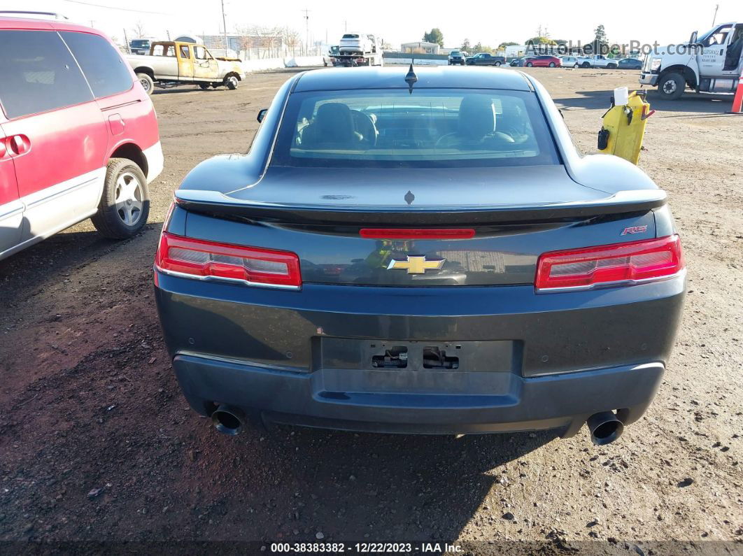 2014 Chevrolet Camaro 2lt Gray vin: 2G1FG1E34E9274970