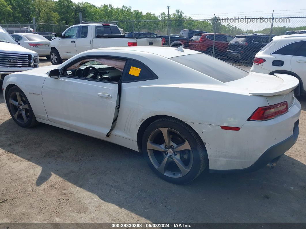 2014 Chevrolet Camaro 2lt White vin: 2G1FG1E37E9279886