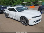 2014 Chevrolet Camaro 2lt White vin: 2G1FG1E37E9279886