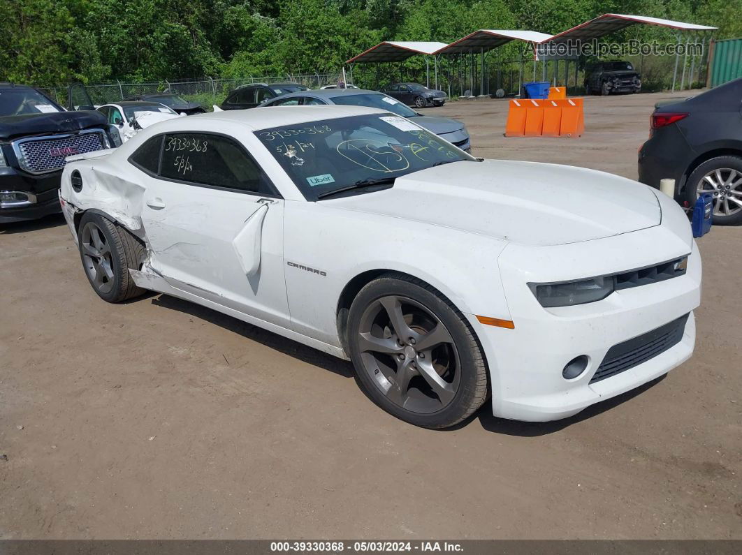 2014 Chevrolet Camaro 2lt White vin: 2G1FG1E37E9279886