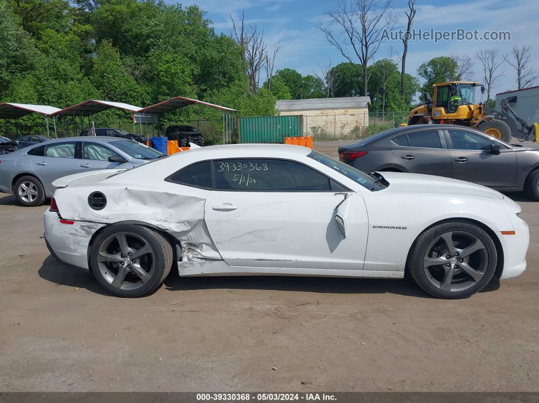 2014 Chevrolet Camaro 2lt White vin: 2G1FG1E37E9279886