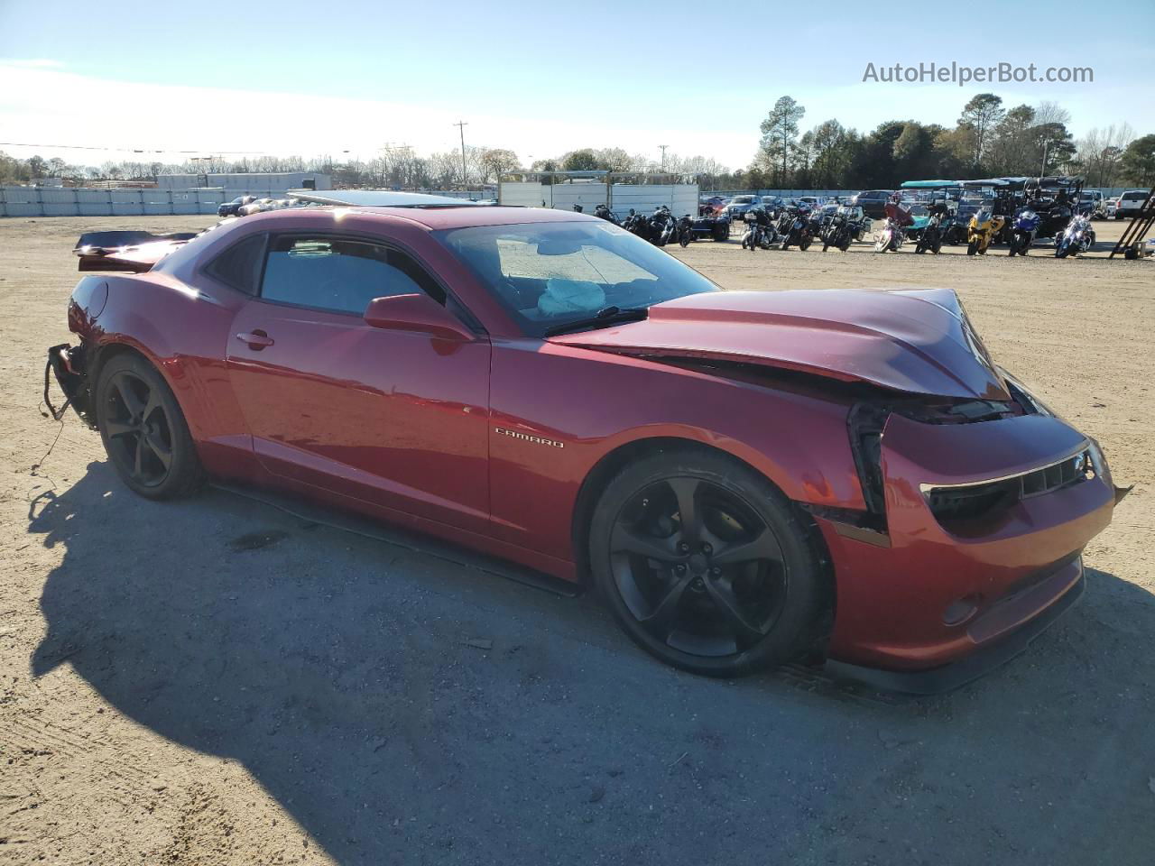 2014 Chevrolet Camaro Lt Красный vin: 2G1FG1E3XE9136947