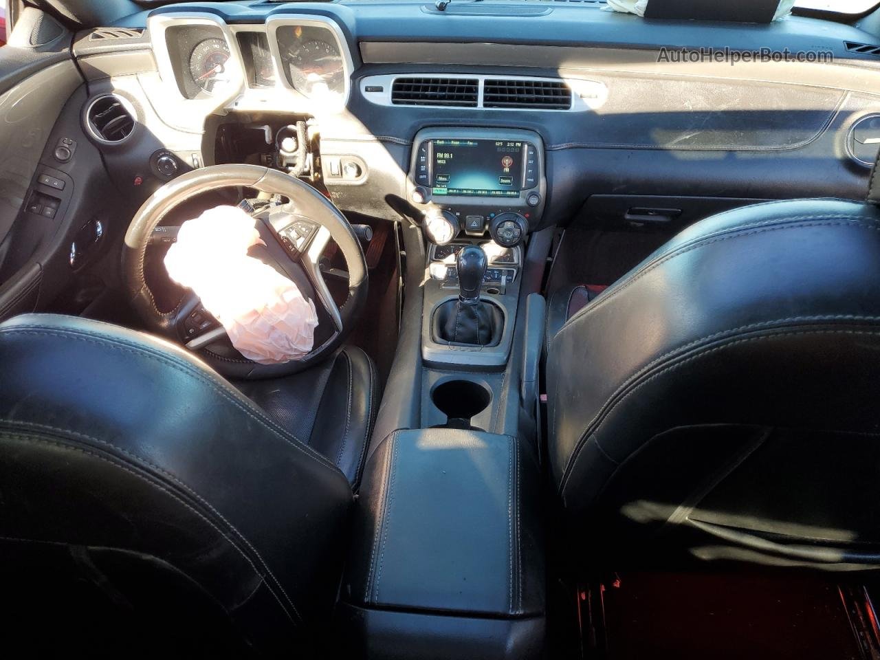2014 Chevrolet Camaro Lt Red vin: 2G1FG1E3XE9136947