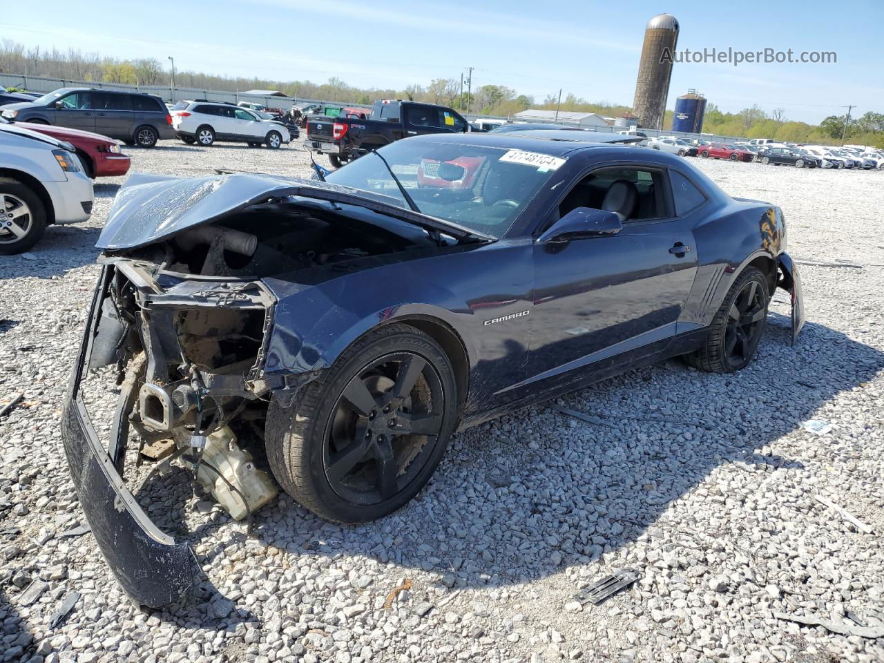 2010 Chevrolet Camaro Lt Black vin: 2G1FG1EV0A9160038