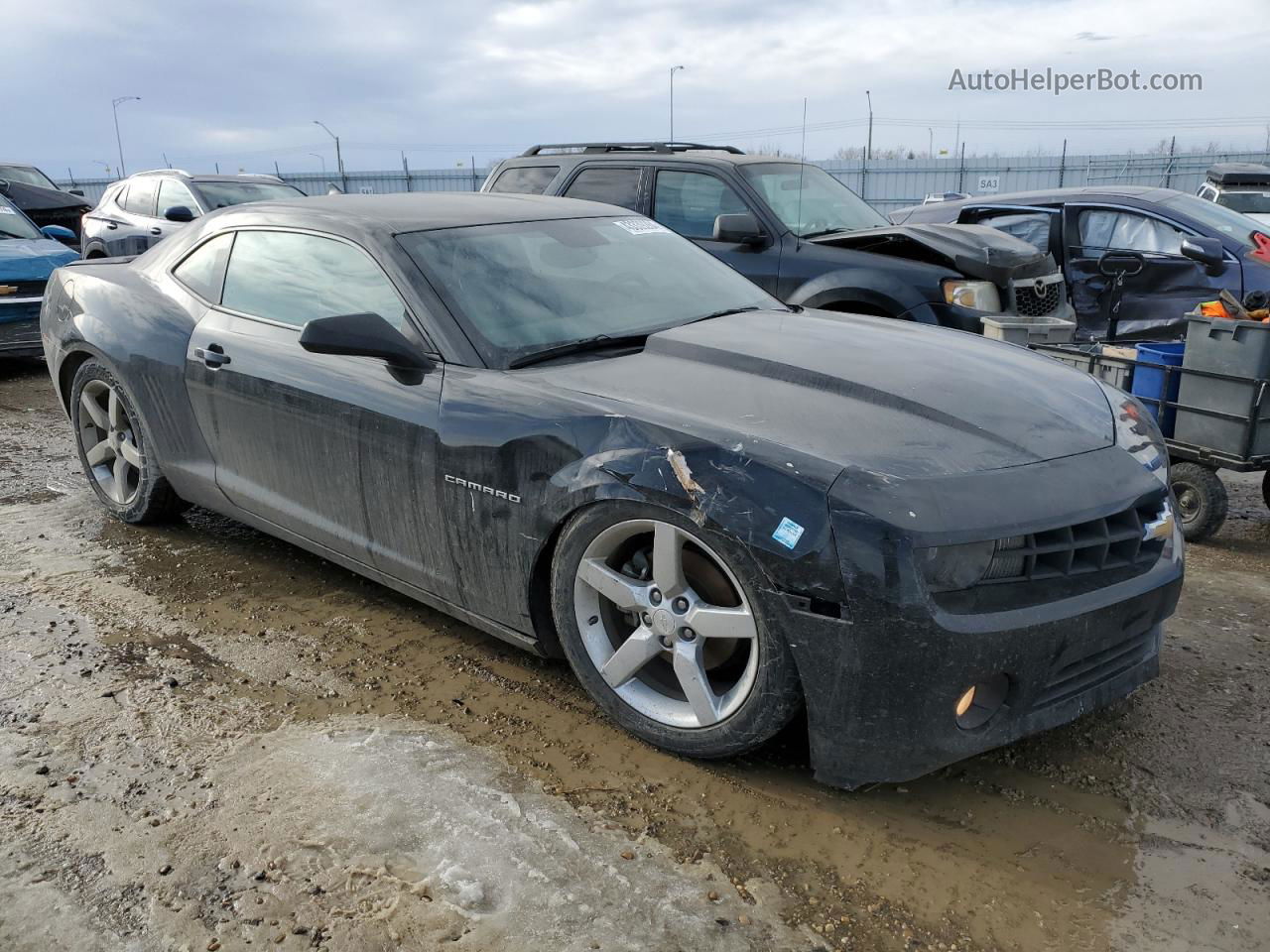 2010 Chevrolet Camaro Lt Black vin: 2G1FG1EV0A9181391