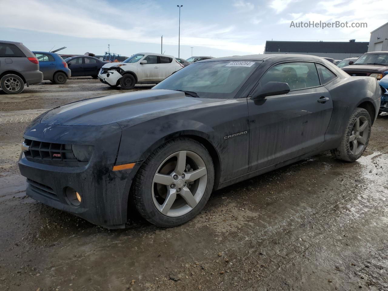 2010 Chevrolet Camaro Lt Black vin: 2G1FG1EV0A9181391