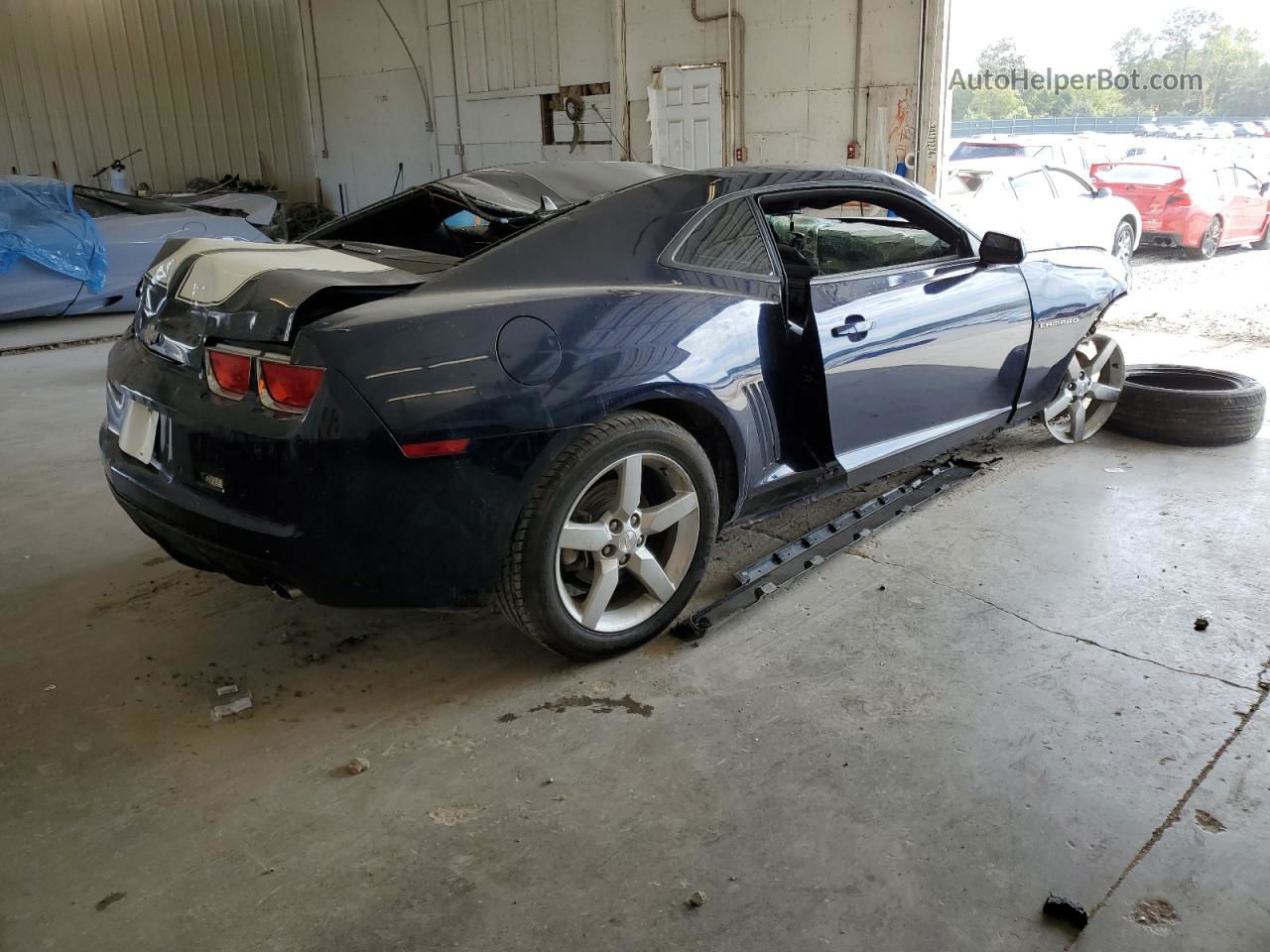 2010 Chevrolet Camaro Lt Синий vin: 2G1FG1EV0A9195985