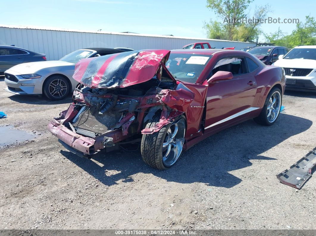 2010 Chevrolet Camaro 2lt Burgundy vin: 2G1FG1EV5A9119274