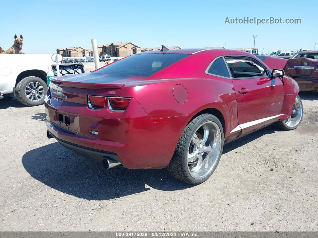 2010 Chevrolet Camaro 2lt Burgundy vin: 2G1FG1EV5A9119274