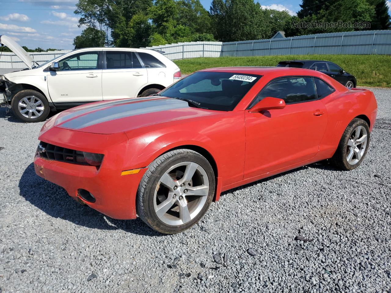 2010 Chevrolet Camaro Lt Red vin: 2G1FG1EV8A9186189