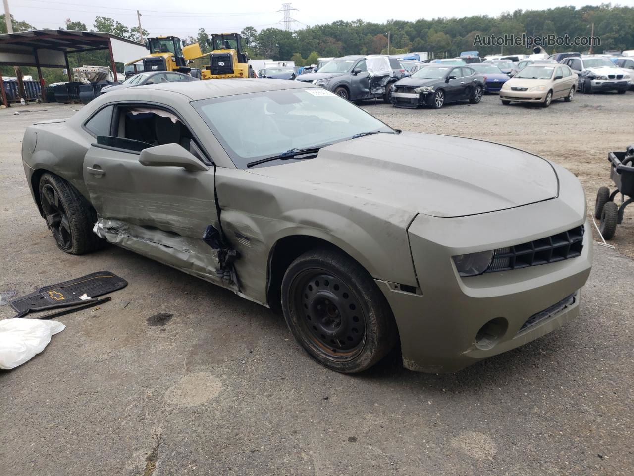 2010 Chevrolet Camaro Lt Зеленый vin: 2G1FG1EV8A9206926