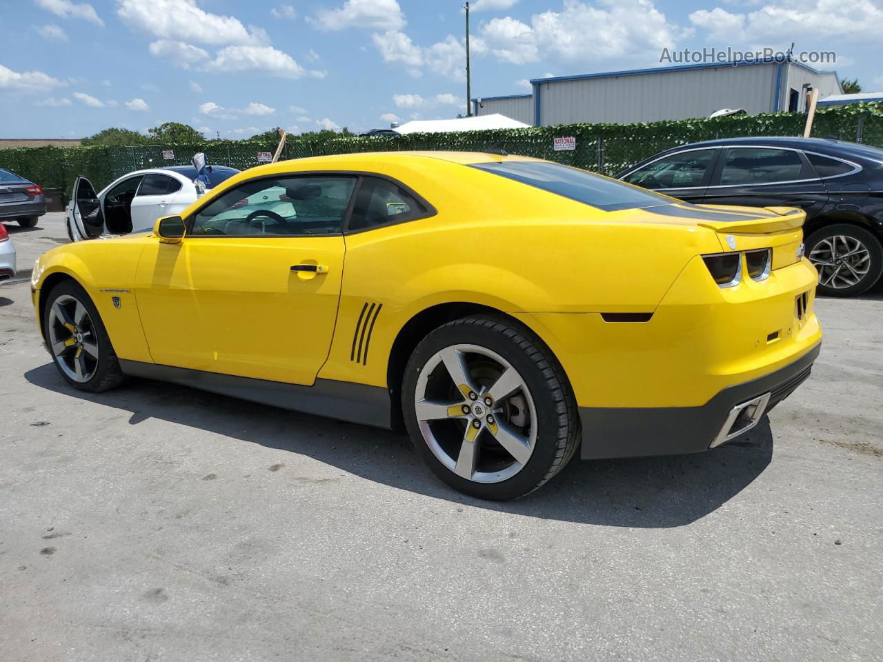 2010 Chevrolet Camaro Lt Желтый vin: 2G1FG1EV9A9185620