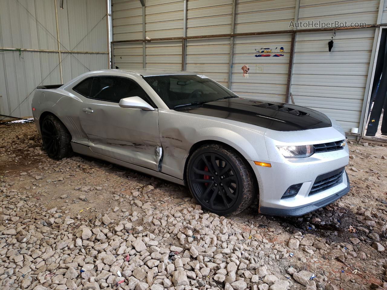 2015 Chevrolet Camaro Ss Silver vin: 2G1FG1EW0F9257790