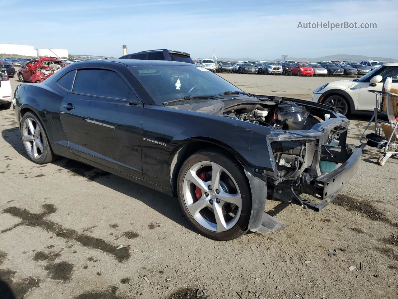 2015 Chevrolet Camaro Ss Black vin: 2G1FG1EW2F9242692