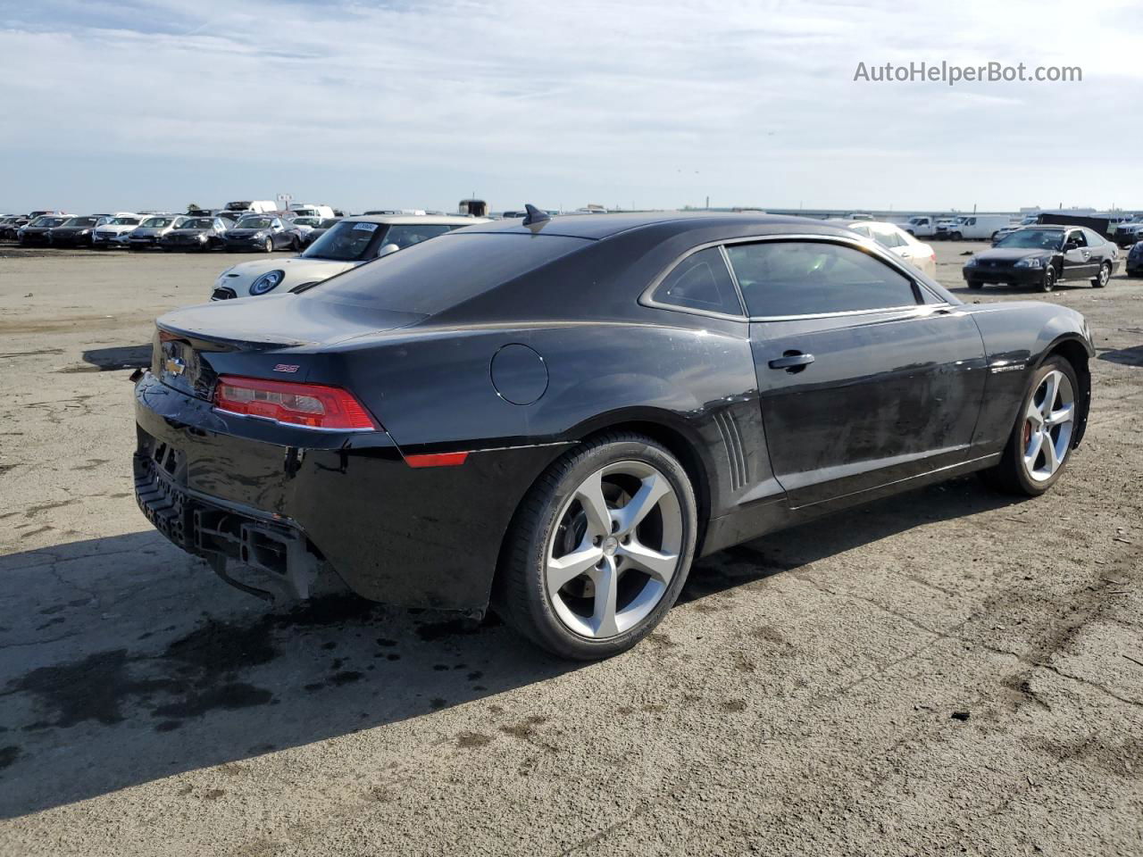 2015 Chevrolet Camaro Ss Black vin: 2G1FG1EW2F9242692