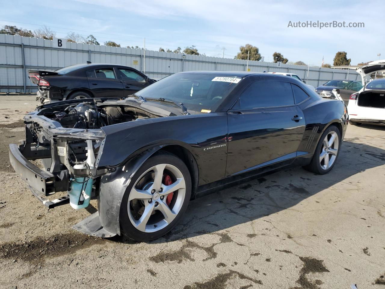 2015 Chevrolet Camaro Ss Black vin: 2G1FG1EW2F9242692