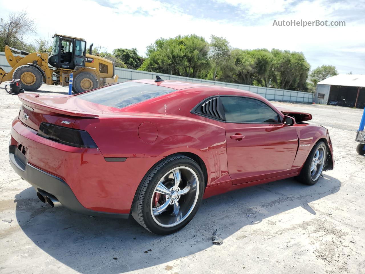 2015 Chevrolet Camaro Ss Red vin: 2G1FG1EW3F9204436