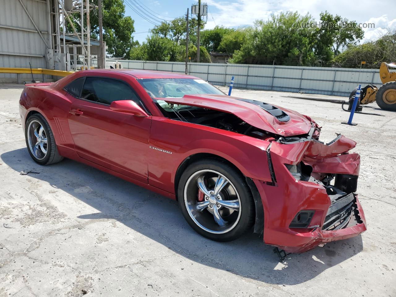 2015 Chevrolet Camaro Ss Red vin: 2G1FG1EW3F9204436