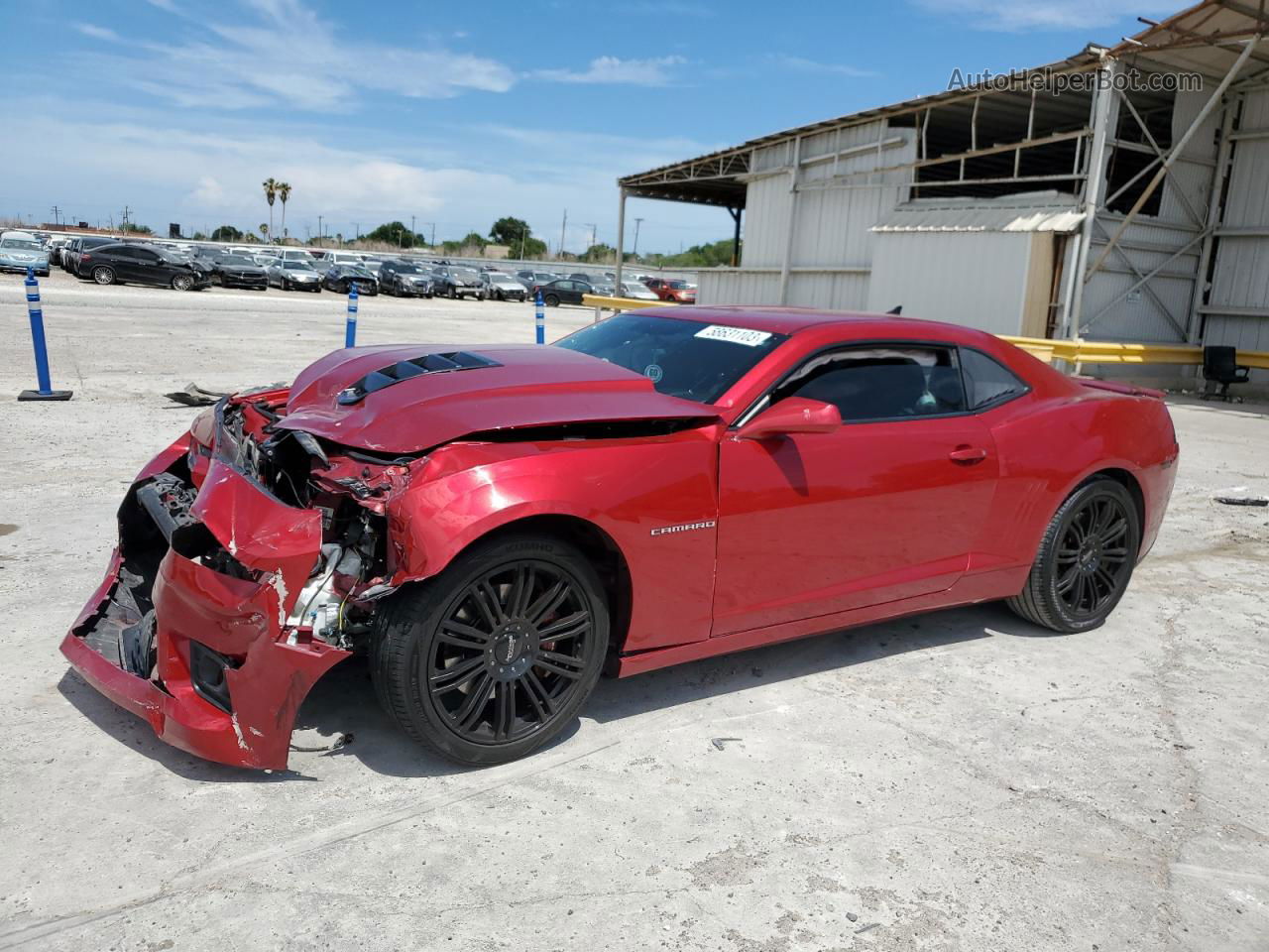 2015 Chevrolet Camaro Ss Red vin: 2G1FG1EW3F9204436