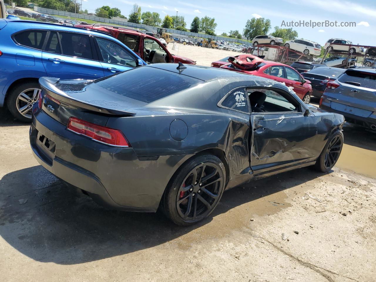 2015 Chevrolet Camaro Ss Black vin: 2G1FG1EW5F9280434